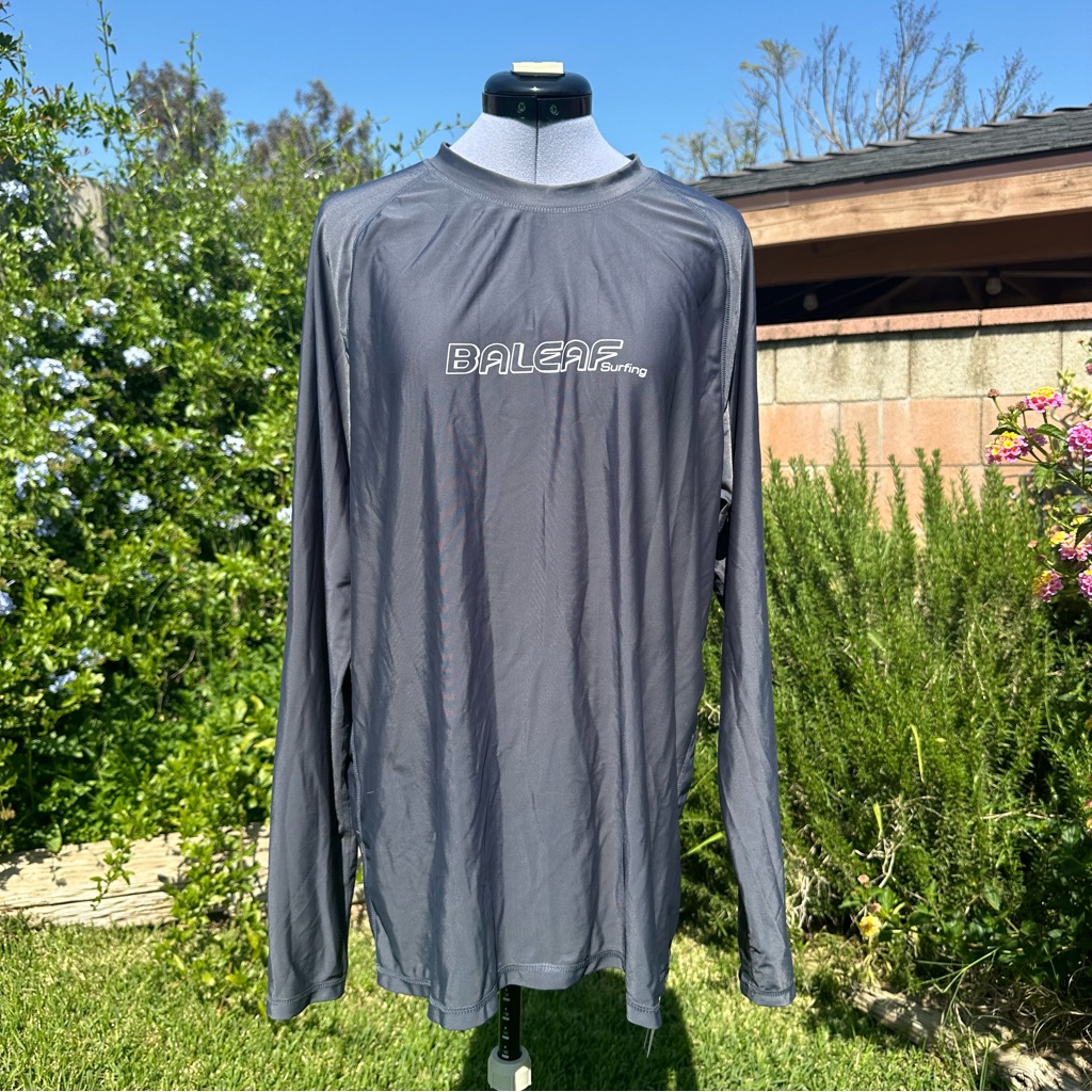 Baleaf Surfing Size 2xl Long Sleeve New Grey Brand New